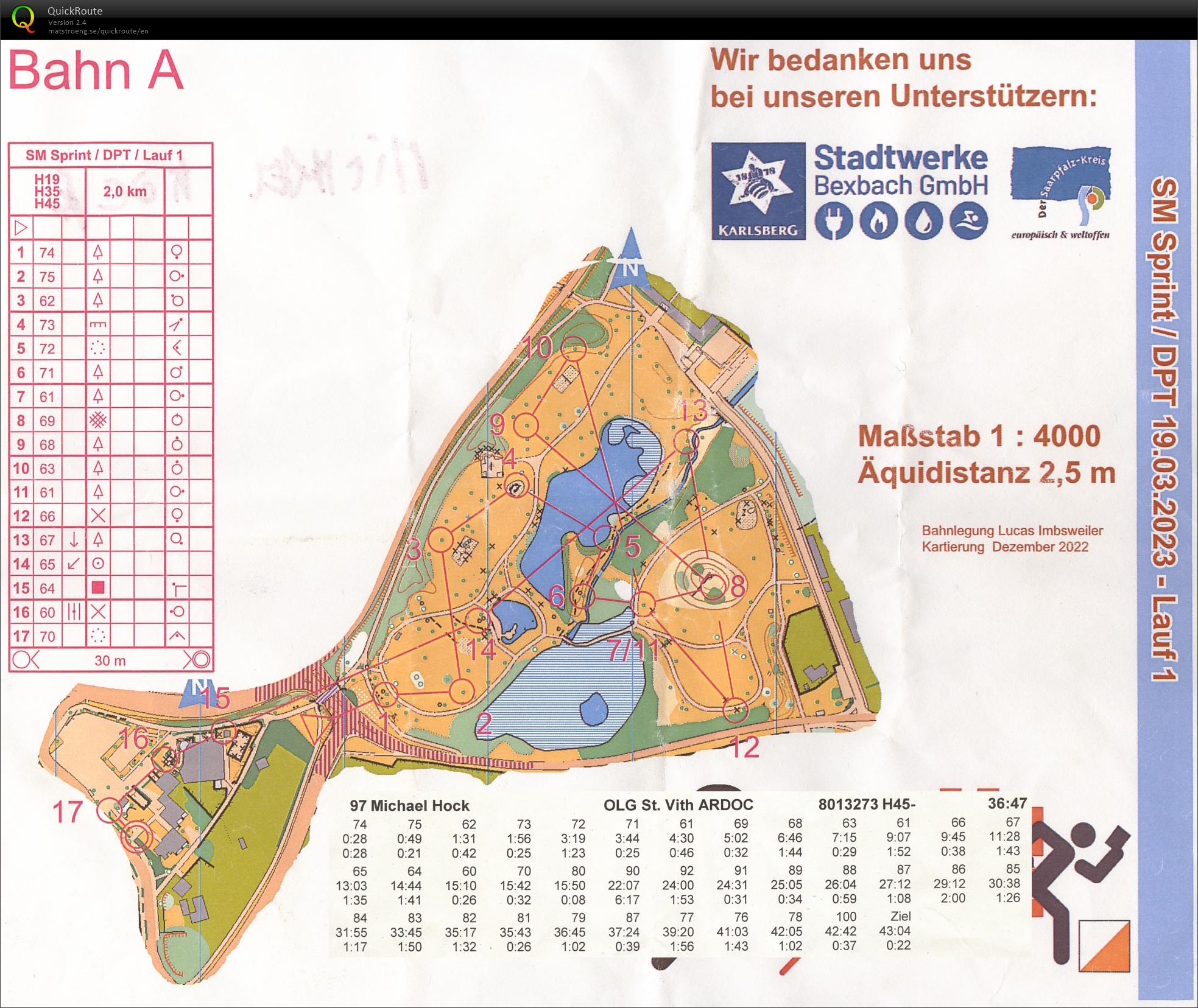 Saarlandmeisterschaft Sprint (19.03.2023)