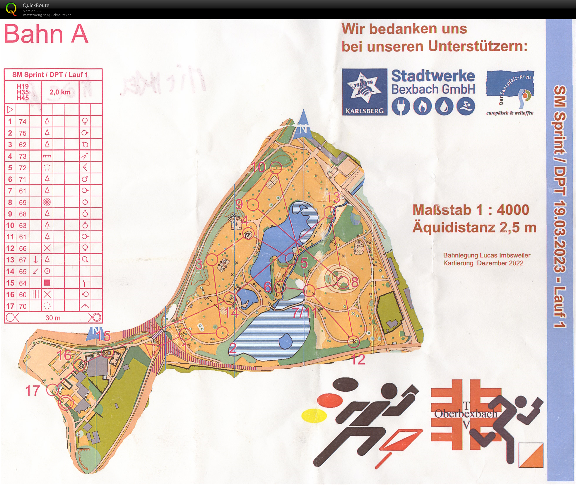 Saarländische Sprint-Meisterschaft - Teil 1 (2023-03-19)