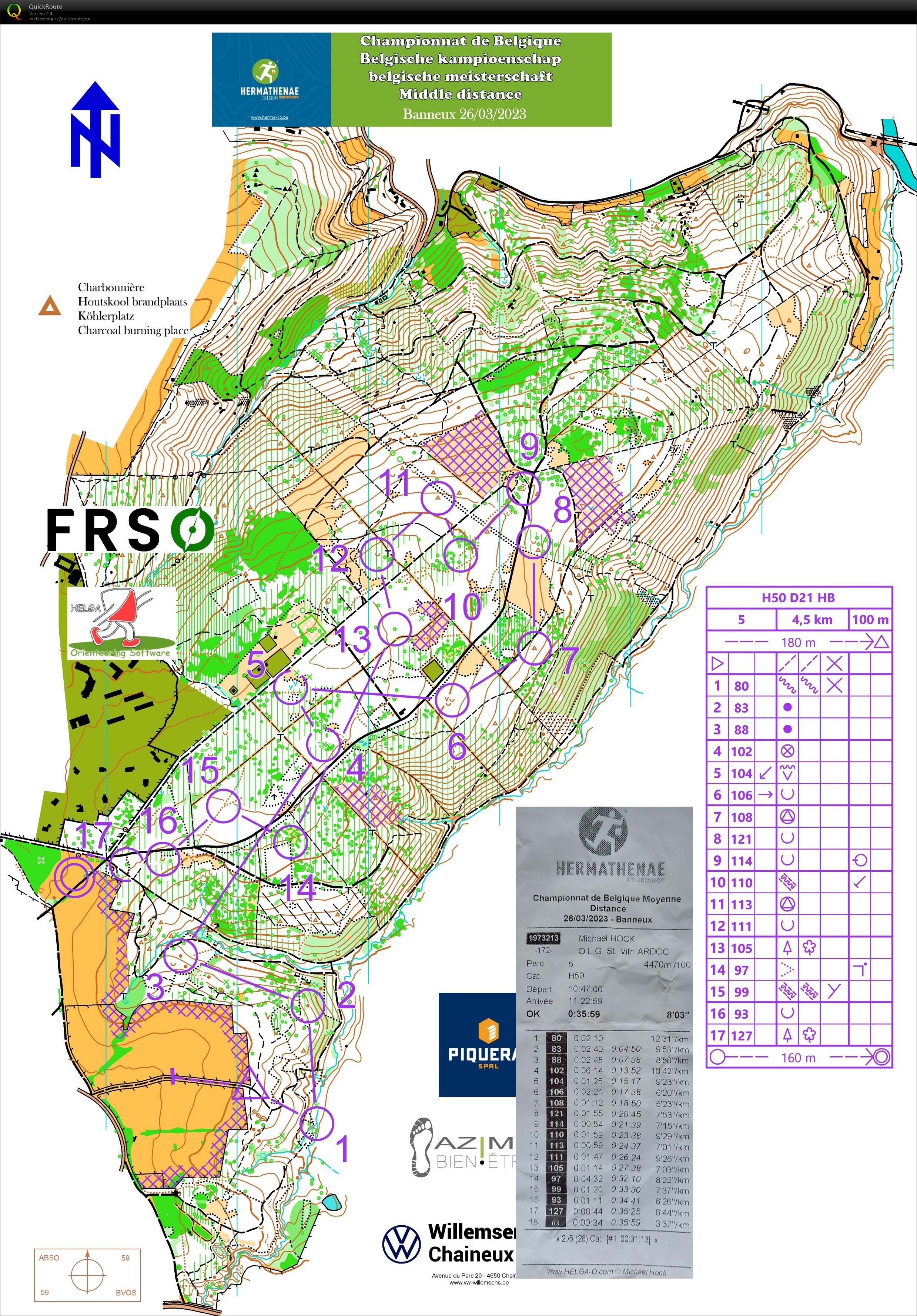 Championnat de Belgique Moyenne Distance (26.03.2023)