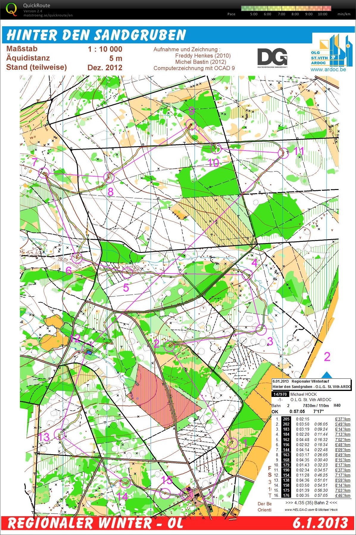 Regionaler Winterlauf (06.01.2013)