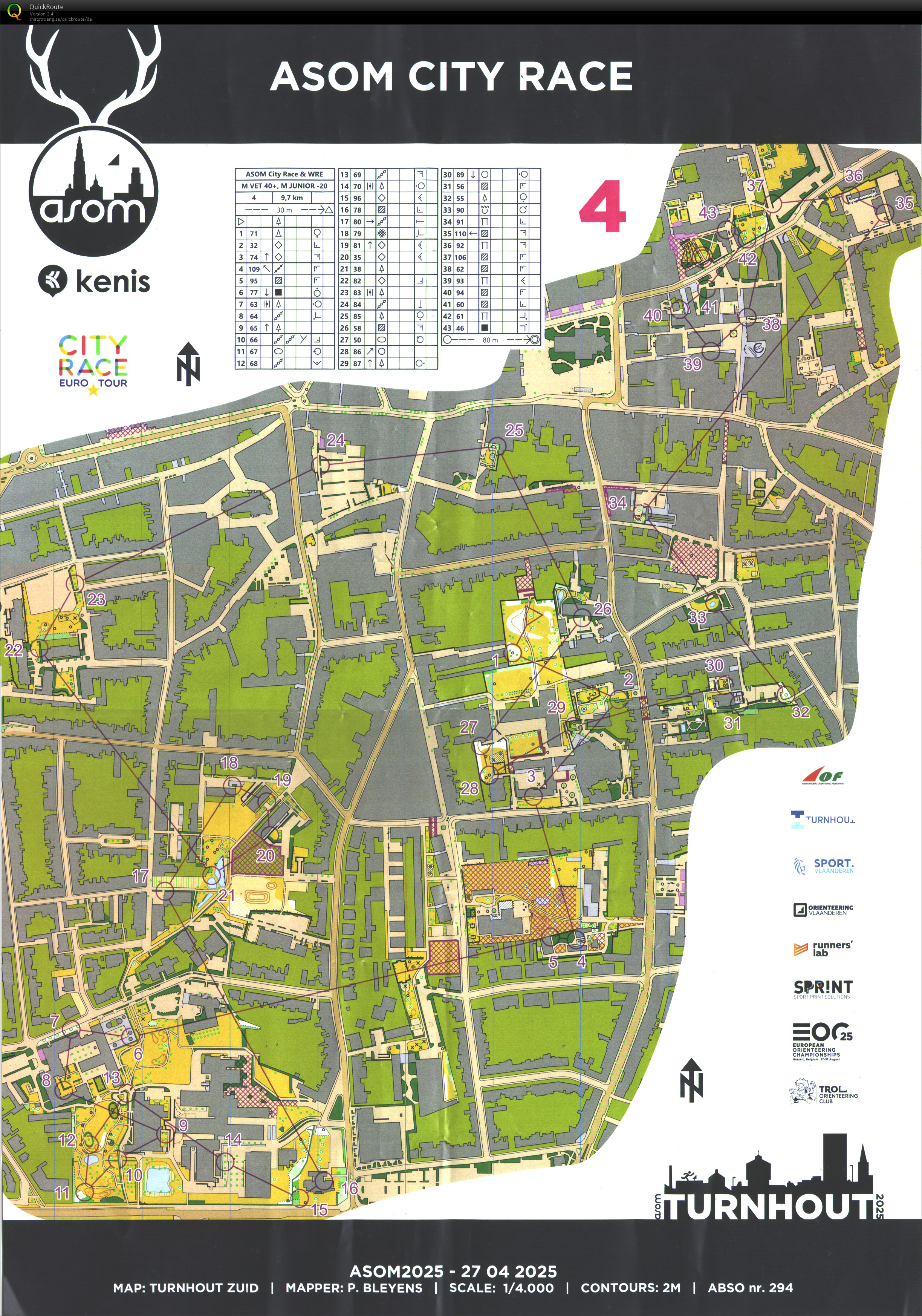 ASOM Turnhout - City Race (27.04.2025)