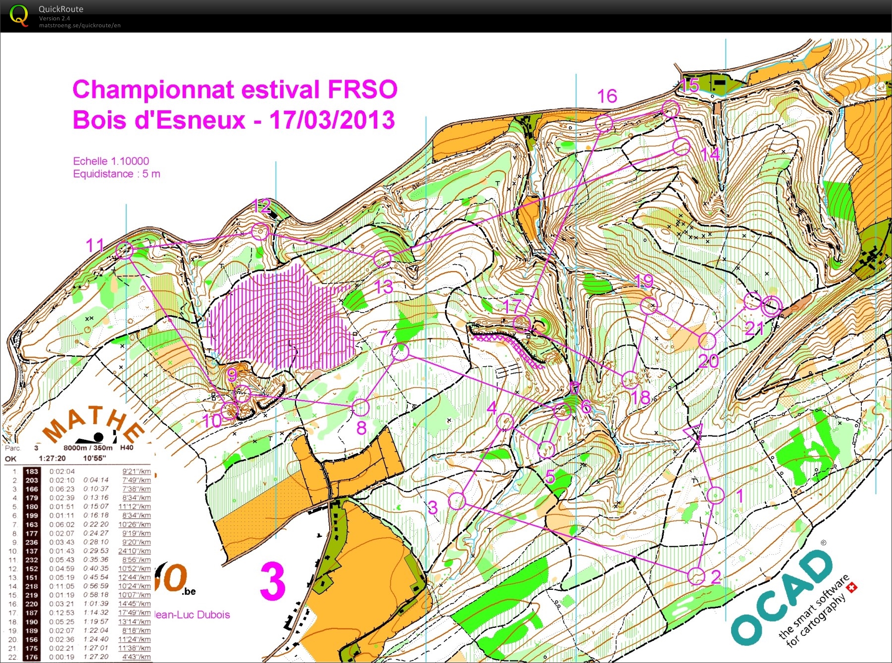 Championnat estival FRSO (17.03.2013)