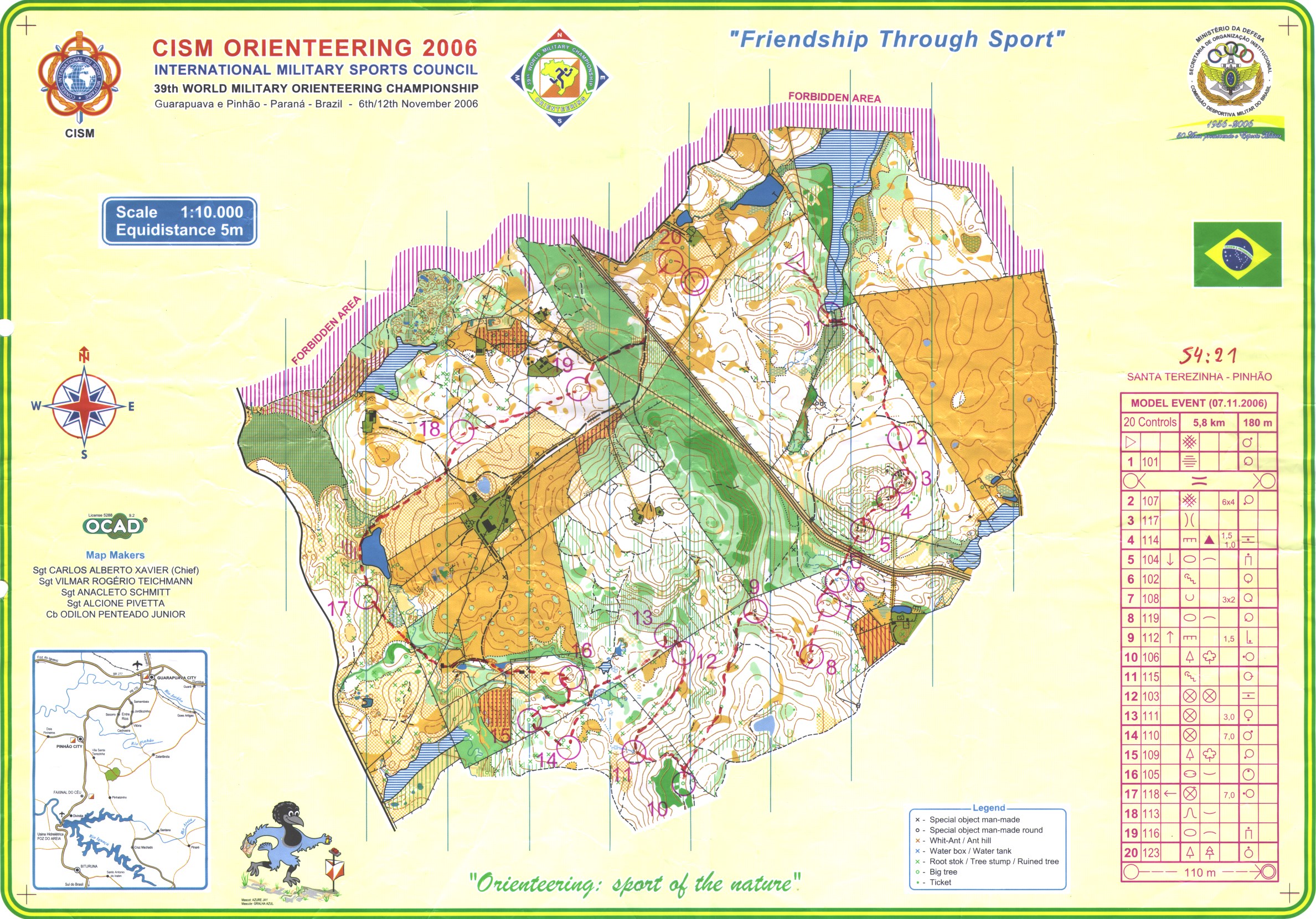 39th WORLD MILITARY ORIENTEERING CHAMPIONSHIP (07.11.2006)