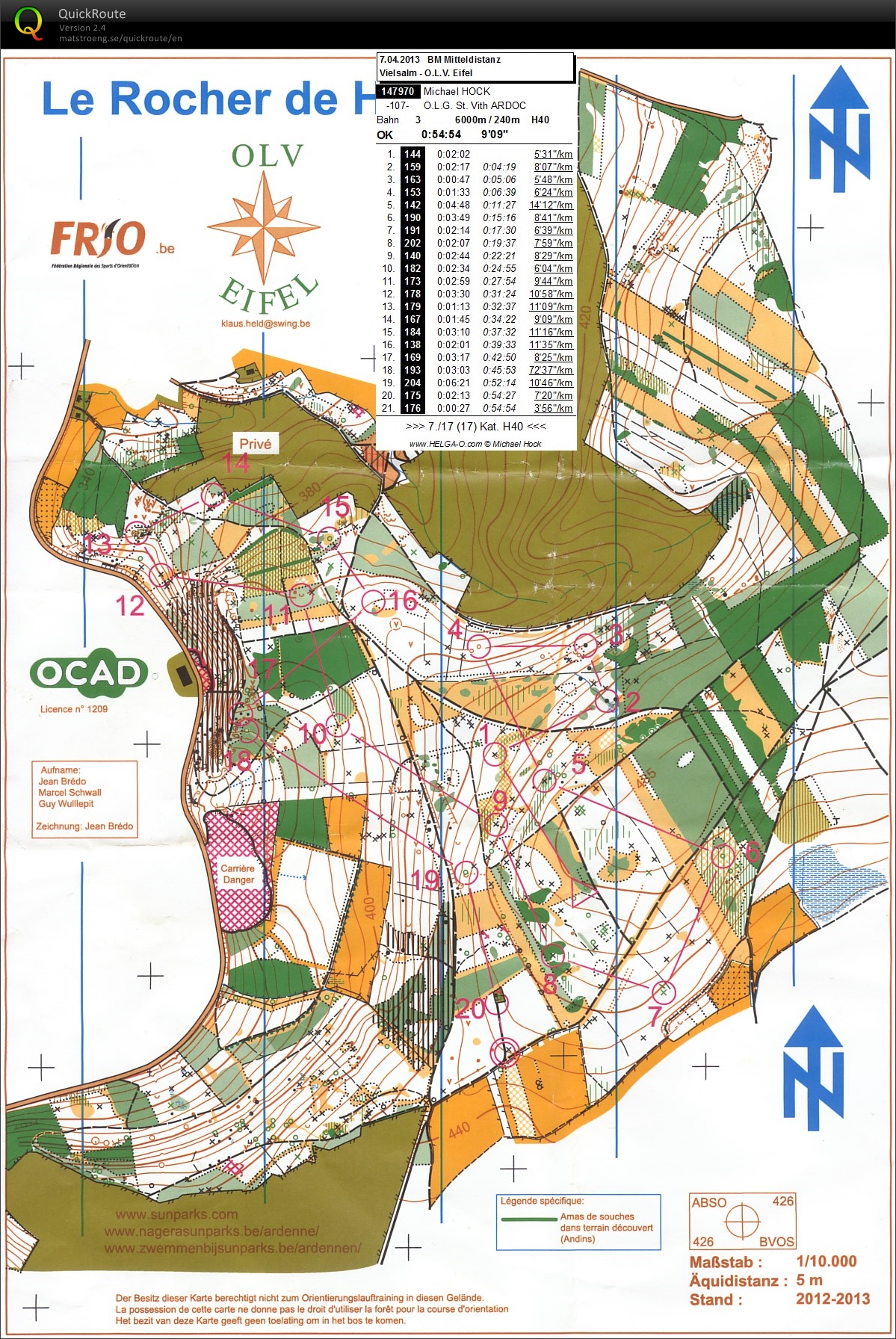 Chpt de Belgique Moyenne Distance (07.04.2013)