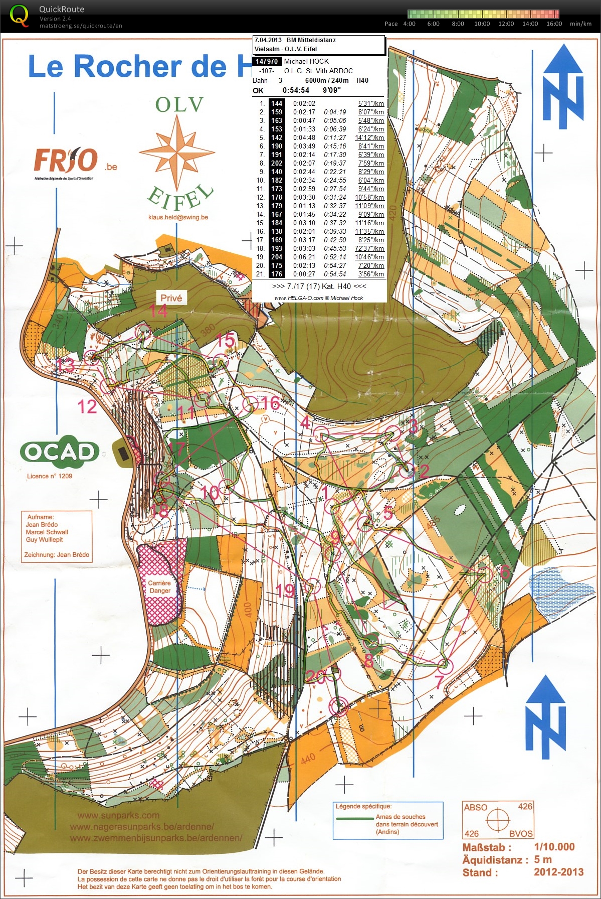 Chpt de Belgique Moyenne Distance (07.04.2013)