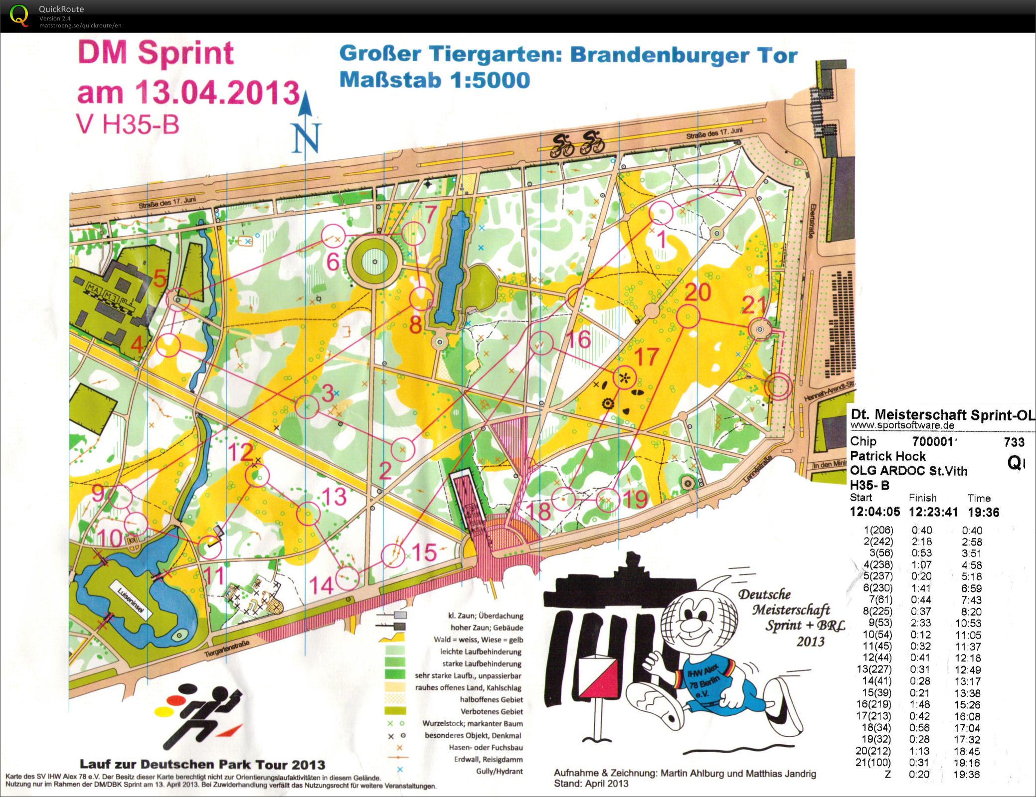 Deutsche Meisterschaft Sprint Berlin - Quali (13.04.2013)