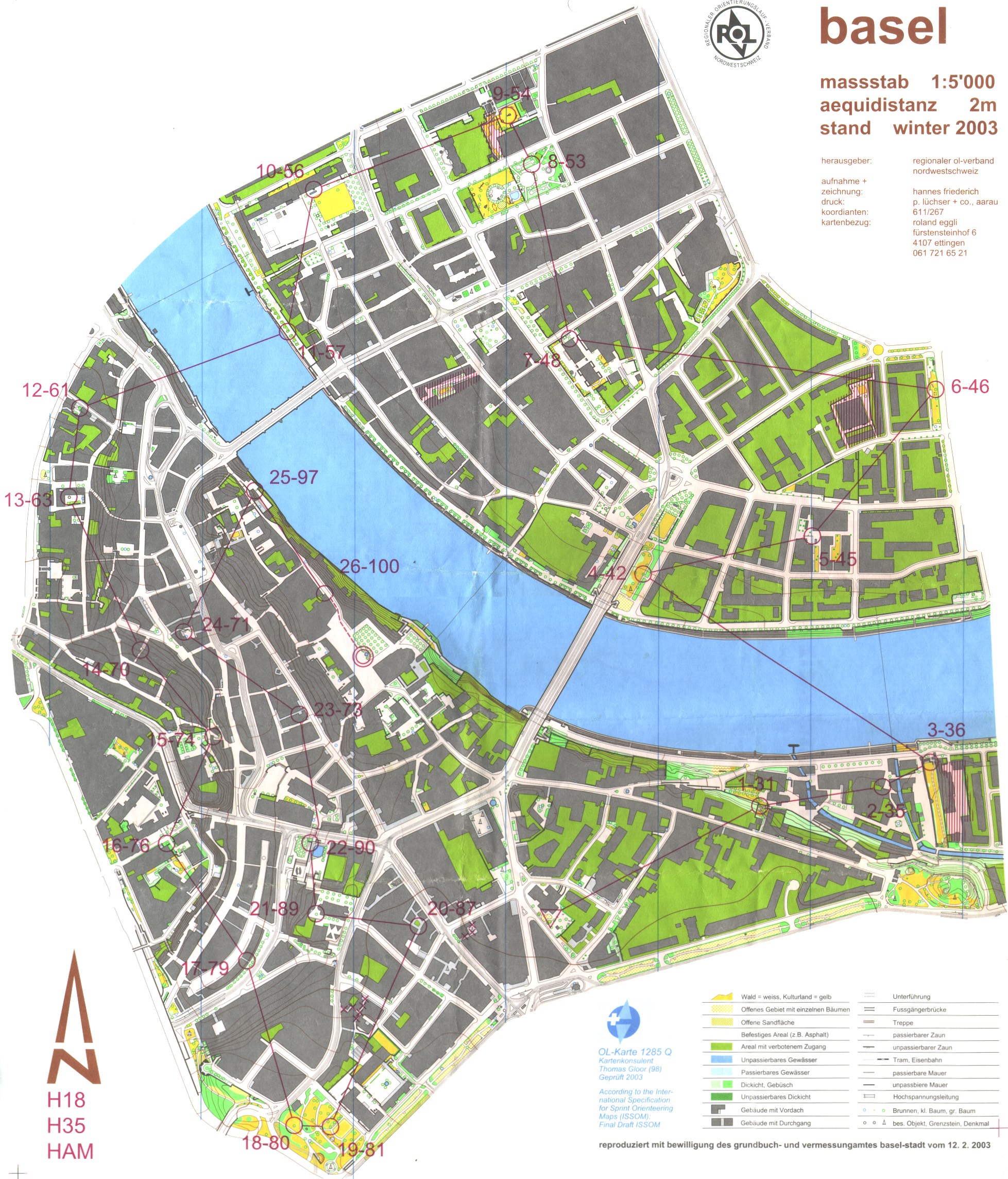 Stadt-OL Spaziergang (26/06/2005)