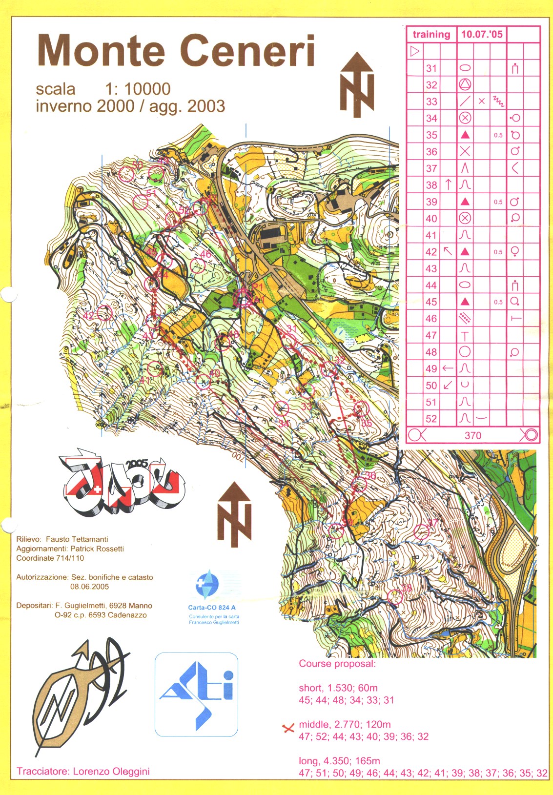 5 Tage Schweiz JWOC 2005  (10.07.2005)