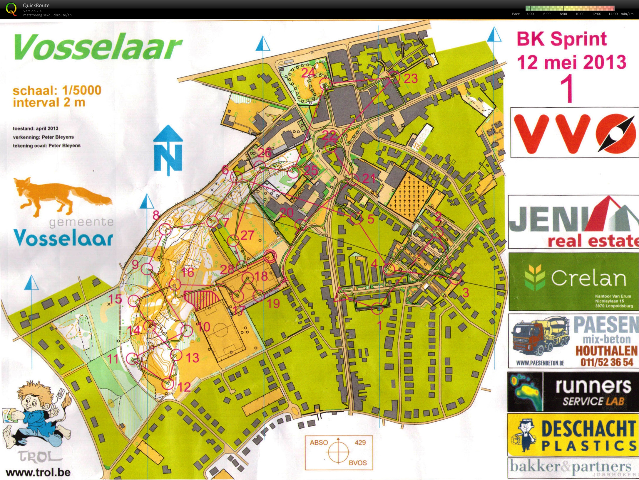 Belgische Meisterschaft Sprint (12.05.2013)