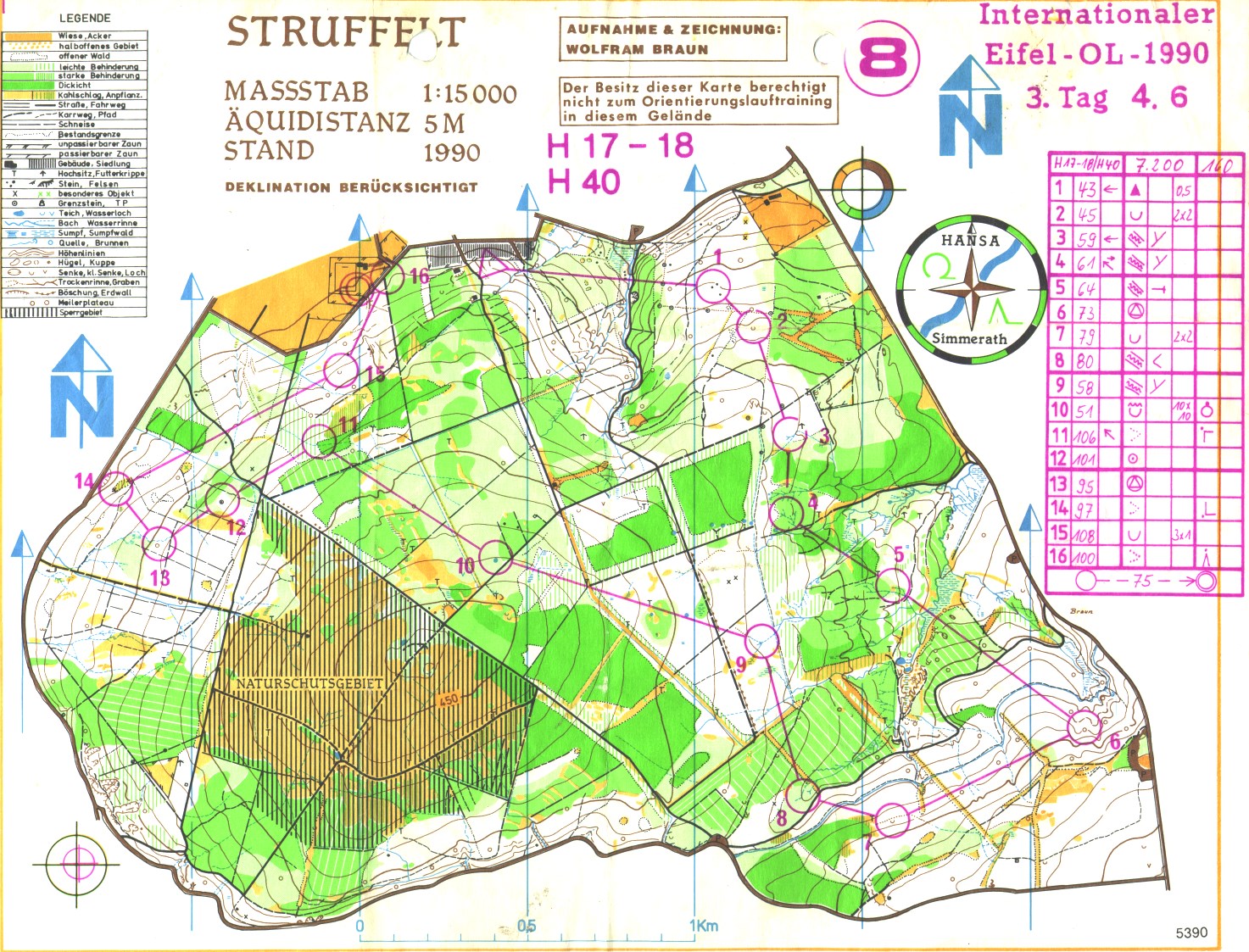 Internationaler Eifel-OL (04.06.1990)