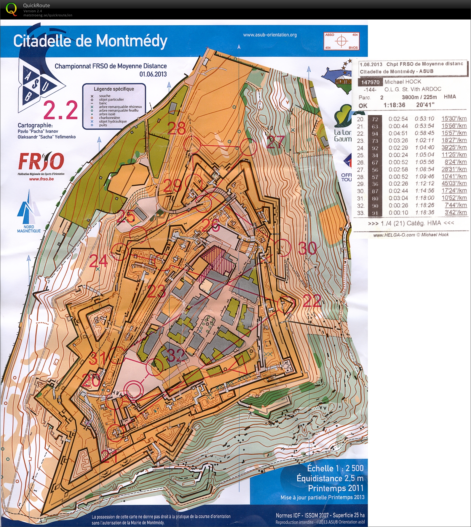 Championnat FRSO Moyenne Distance /2 (01/06/2013)
