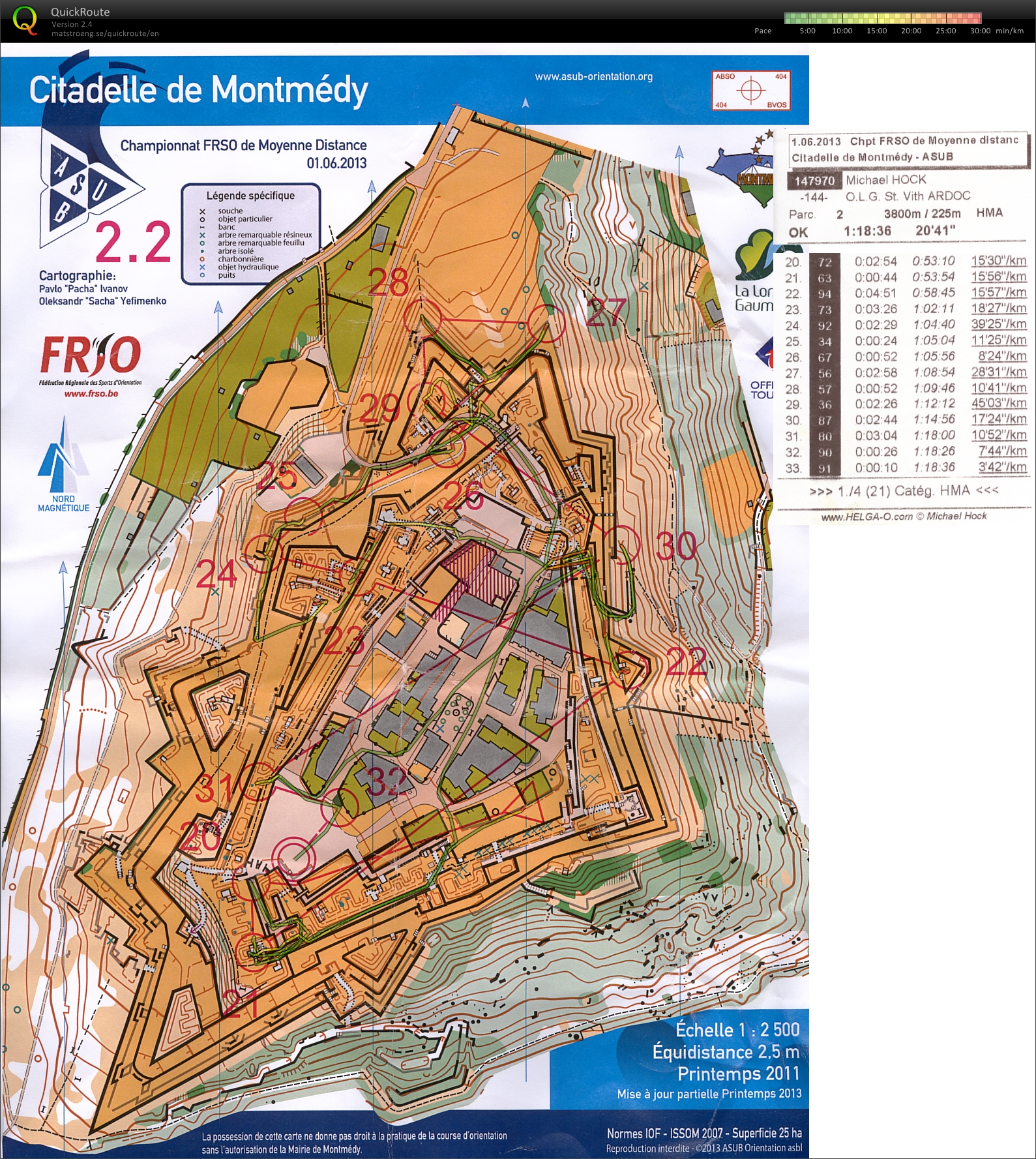 Championnat FRSO Moyenne Distance /2 (01/06/2013)