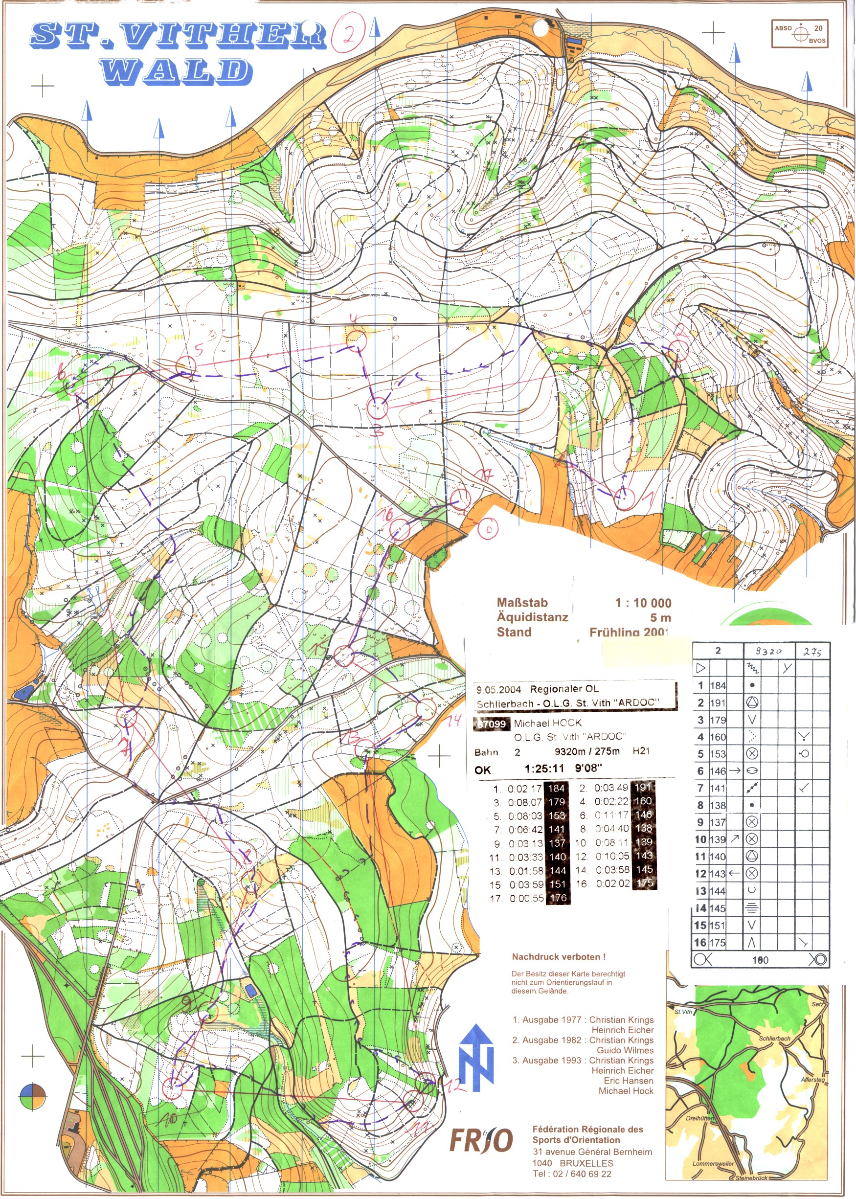 Regionaler OL (09.05.2004)