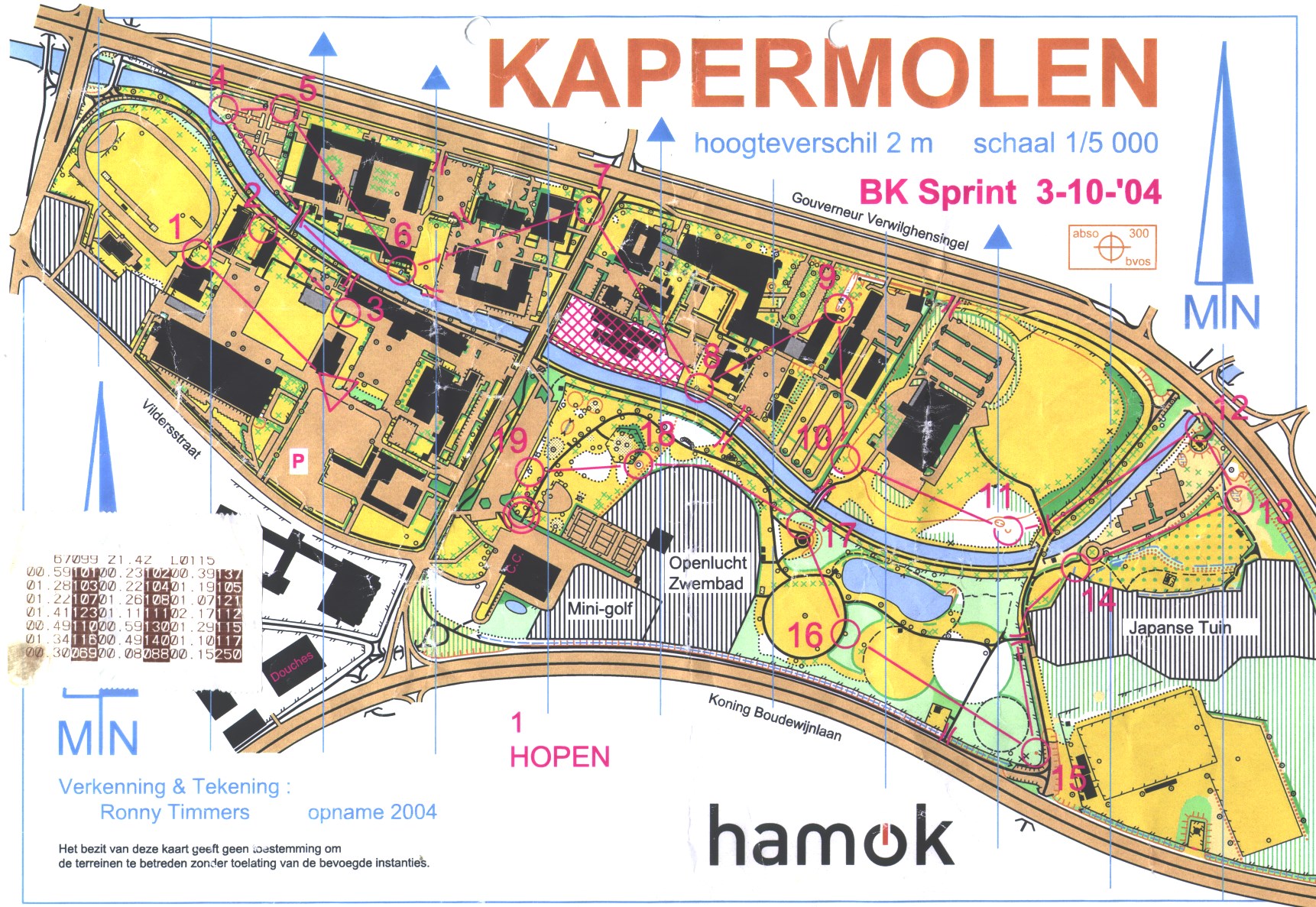 Belgisch Kampioenschap Sprint (03-10-2004)