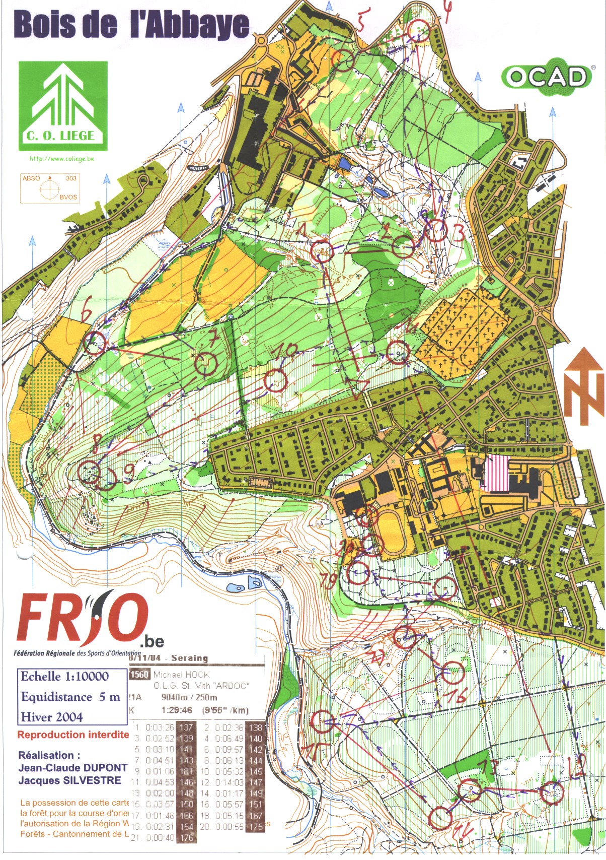Regionaler OL (28.11.2004)