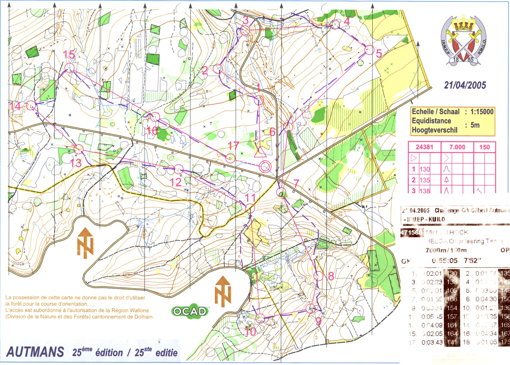 Challenge Autmans (21/04/2005)