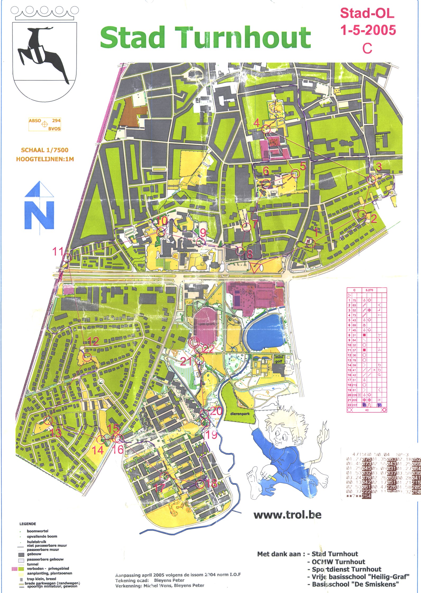 Stadt-OL (01-05-2005)