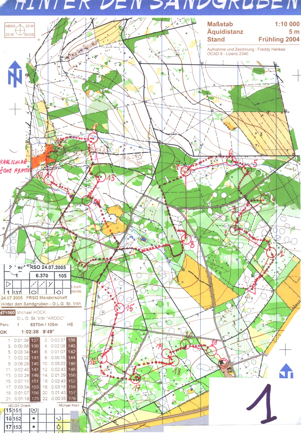 Championnat FRSO (24/07/2005)