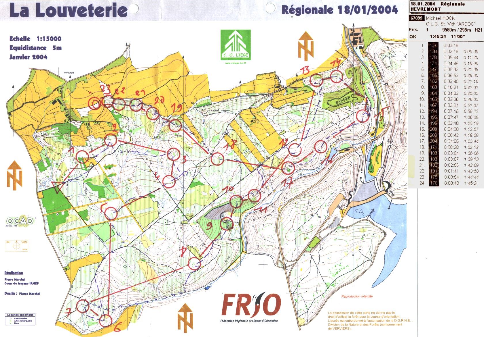 Regionaler Winterlauf (2004-01-18)