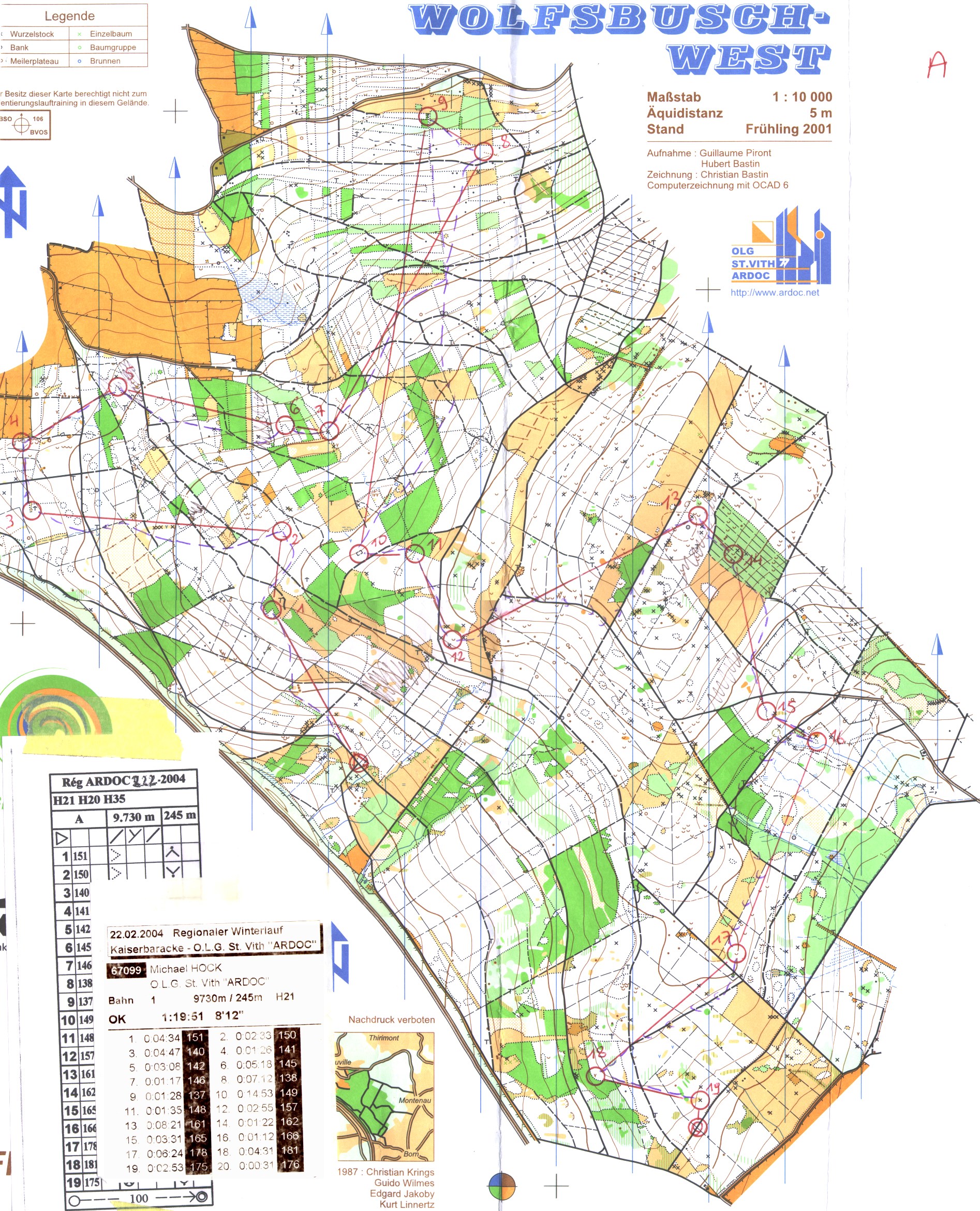 Regionaler Winterlauf (2004-02-22)