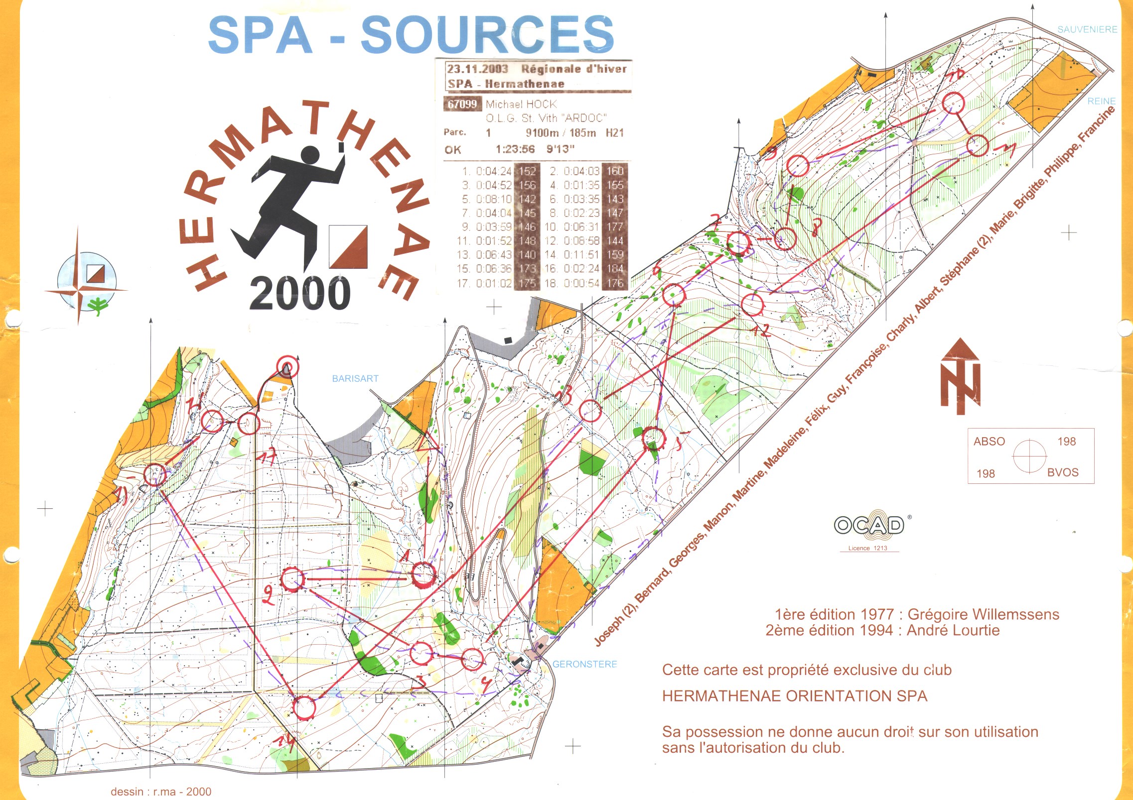 Regionaler Winterlauf (23.11.2003)