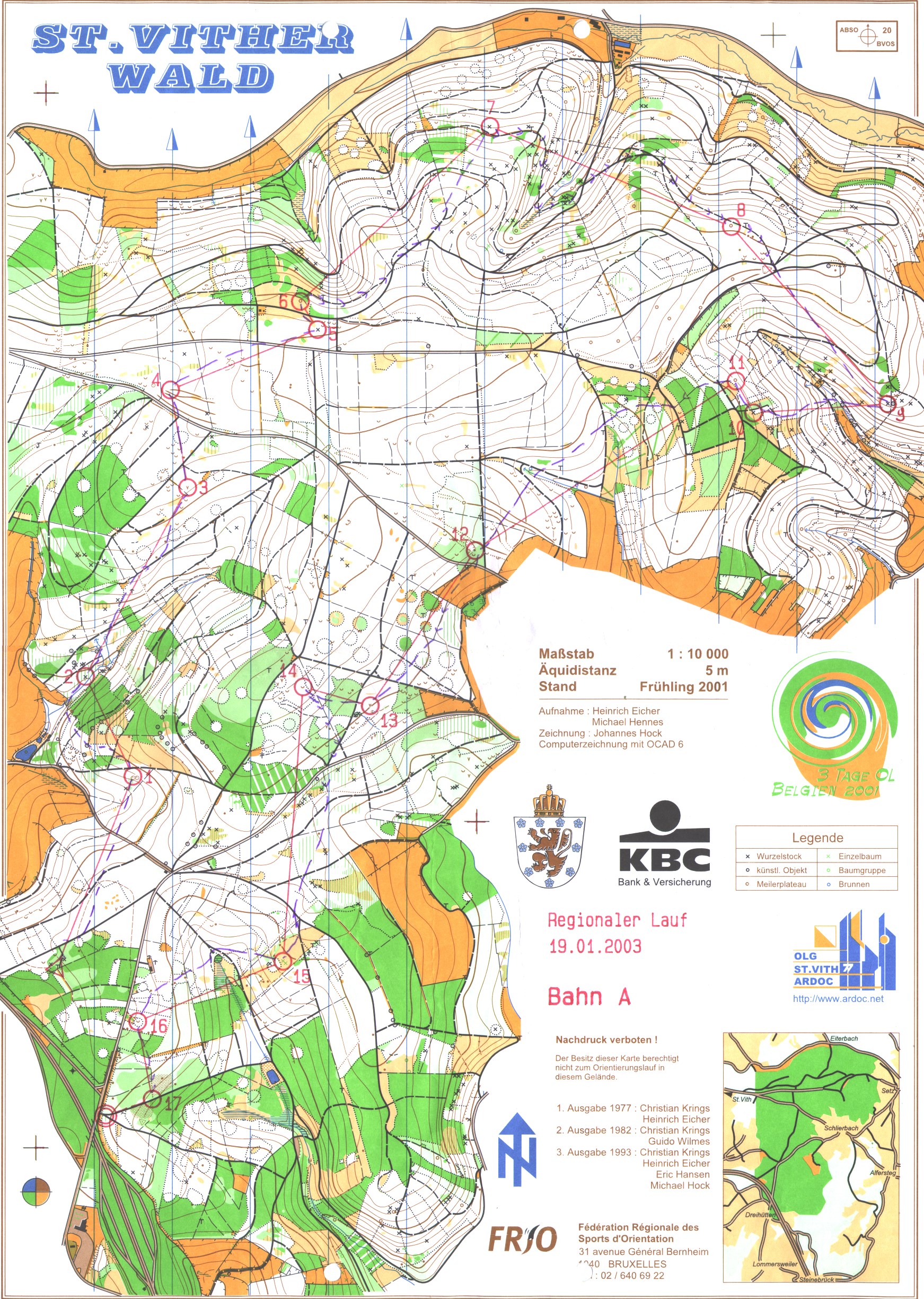 Regionaler Winterlauf (19/01/2003)
