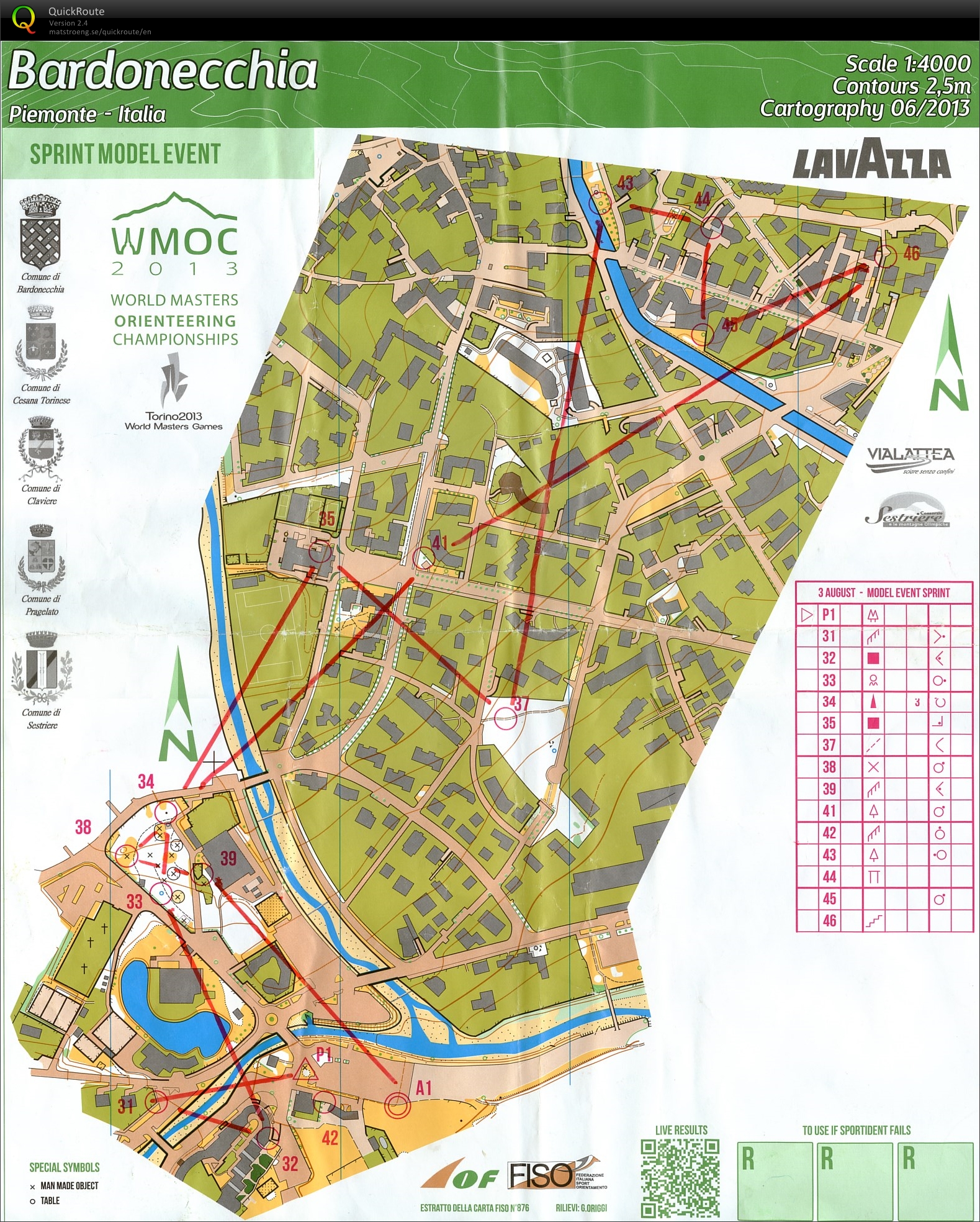 WMOC Sprint Model Event (2013-08-03)