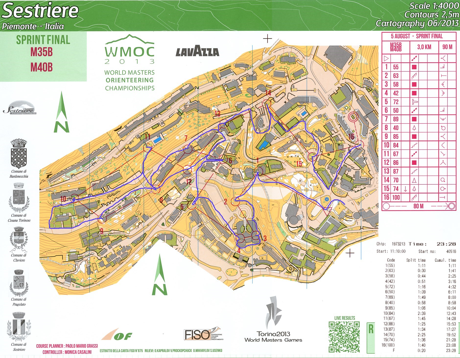 WMOC Sprint Final-B (05-08-2013)