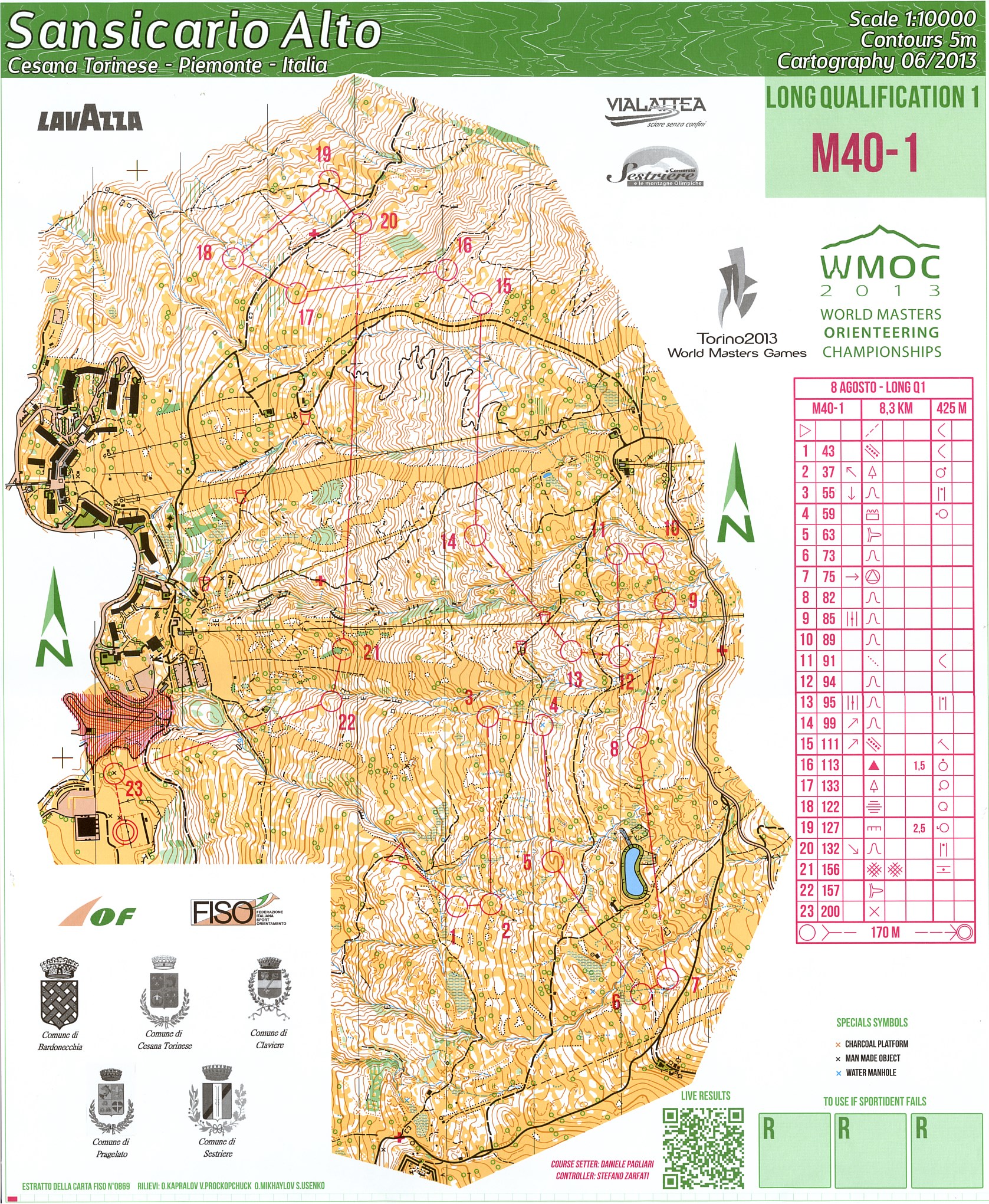 WMOC Long Qualification 1 (07.08.2013)