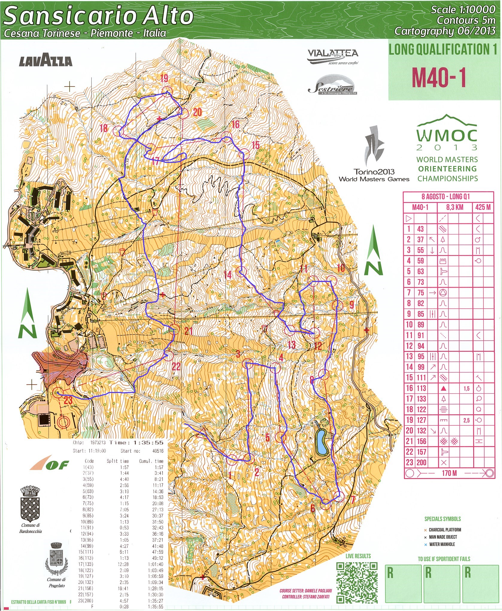 WMOC Long Qualification 1 (07.08.2013)