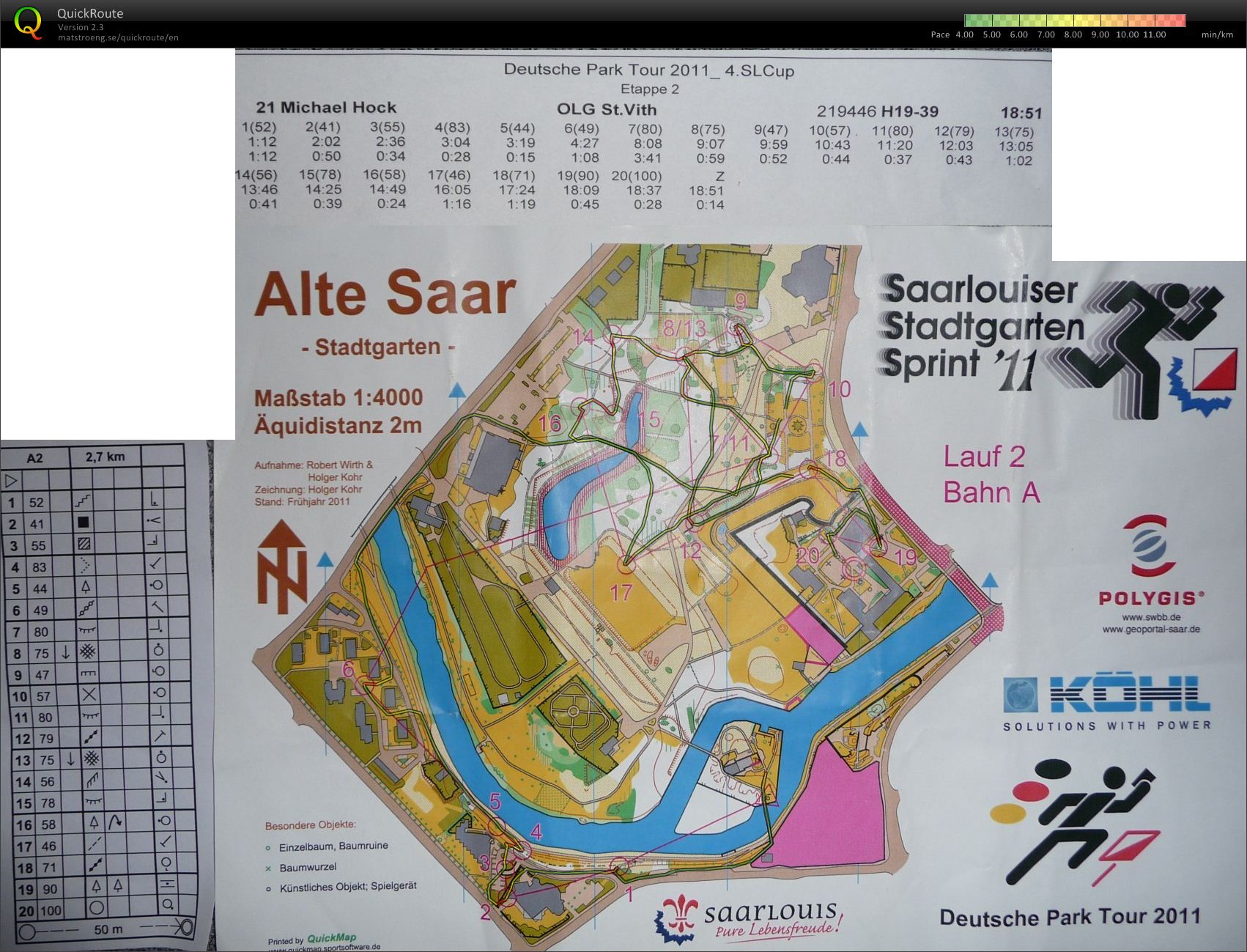 Saarlouiser Stadtgarten Sprint 11 (03.04.2011)