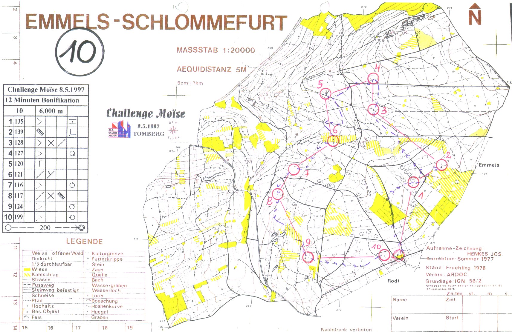 Challenge Moïse (1997-05-08)
