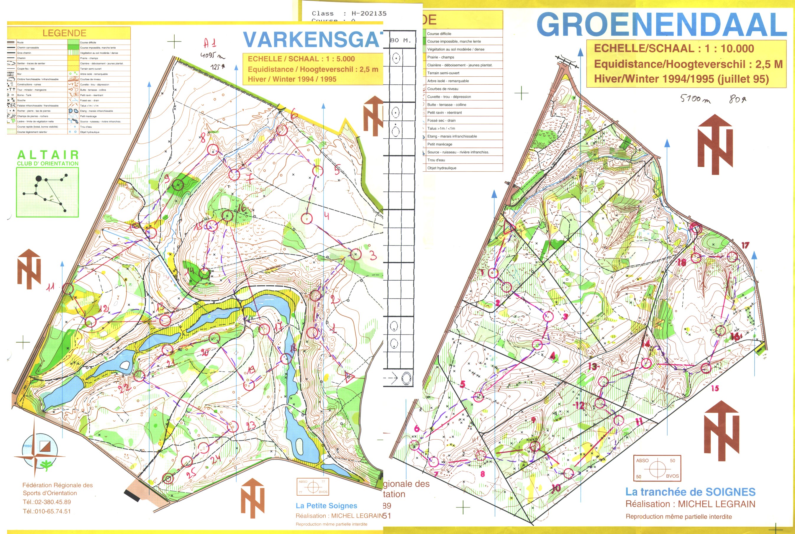 Championnat de Belgique Courte Distance (03.09.1995)