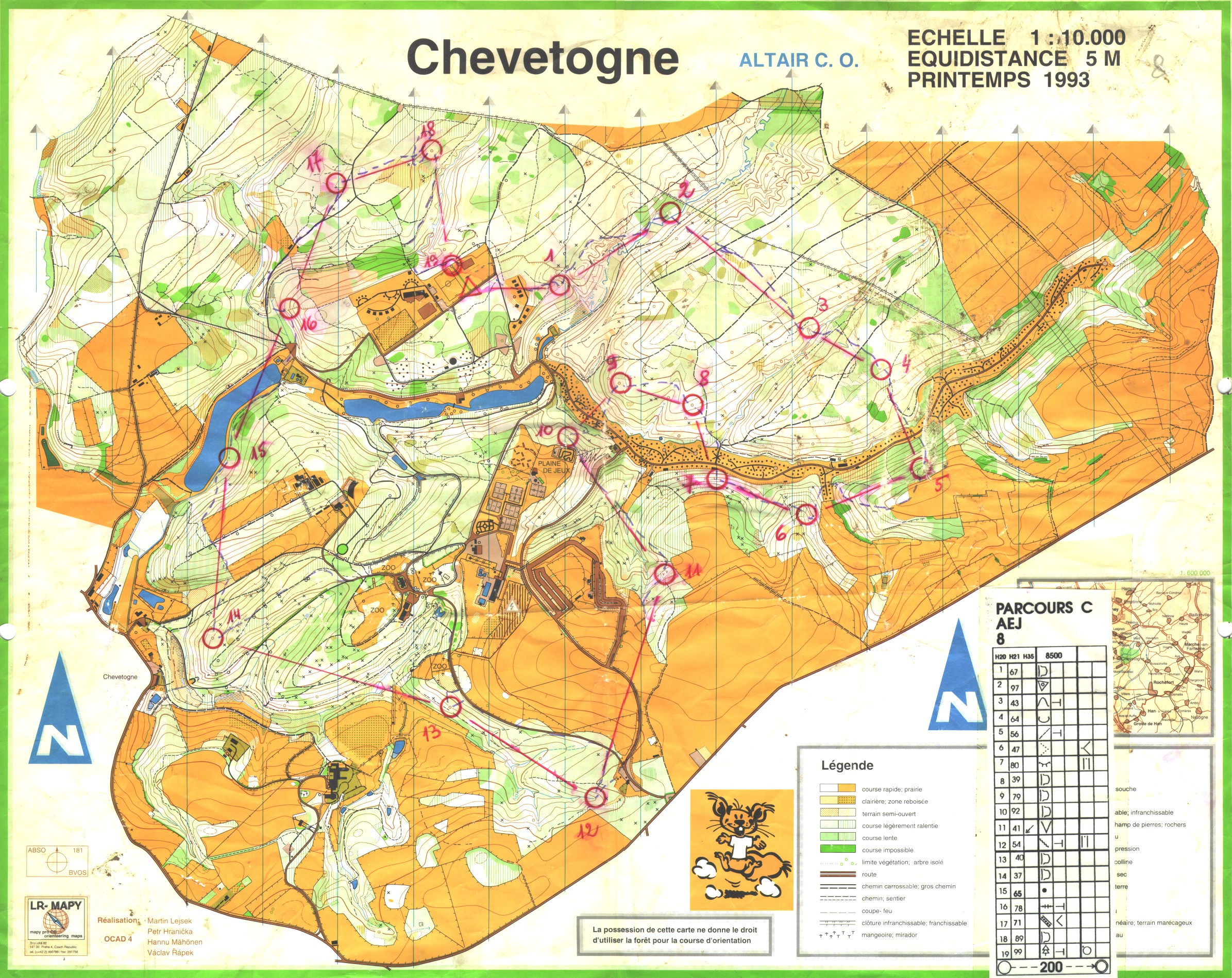 Championnat de Belgique de relais (1993-09-26)