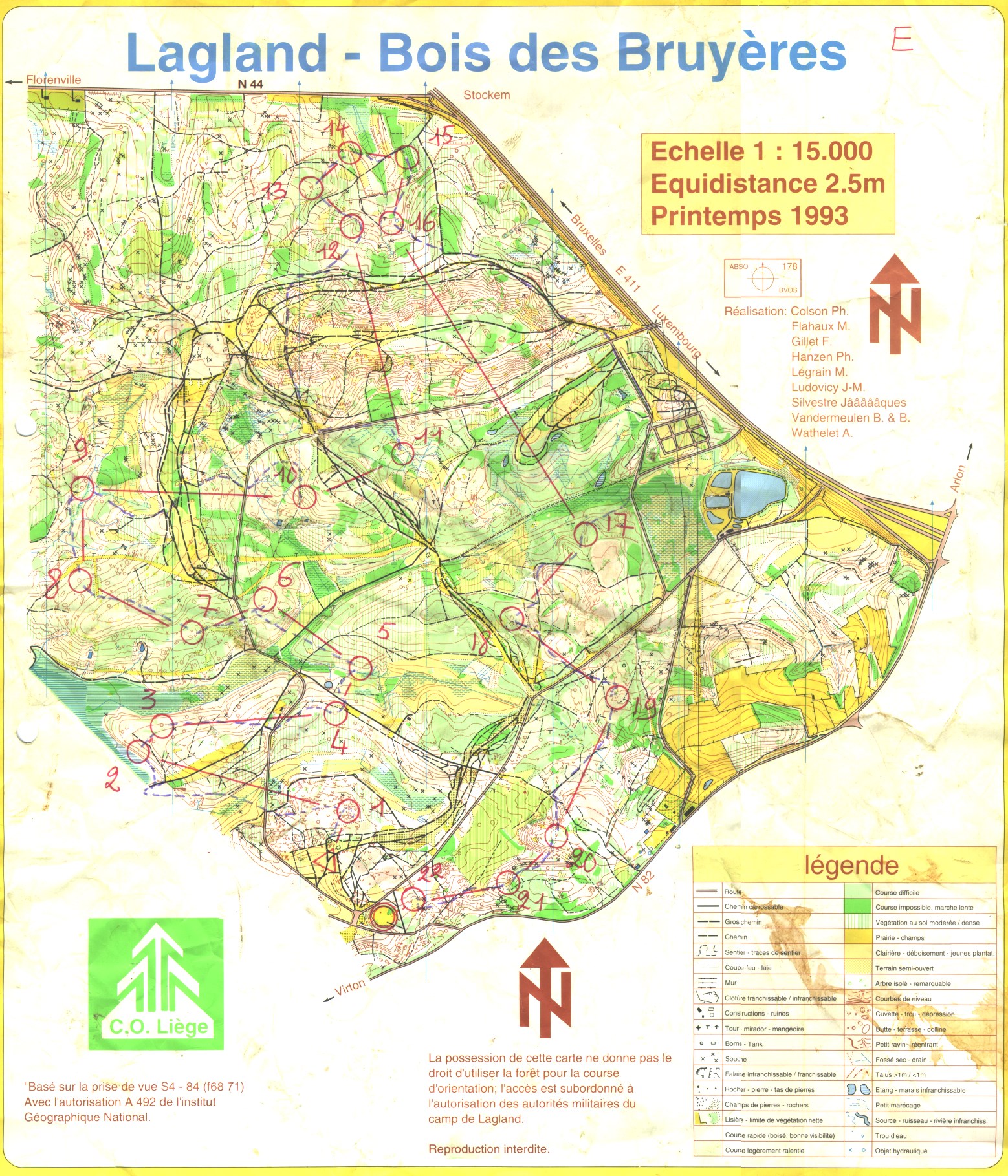 Championnat de Belgique Longue Distance (05.09.1993)