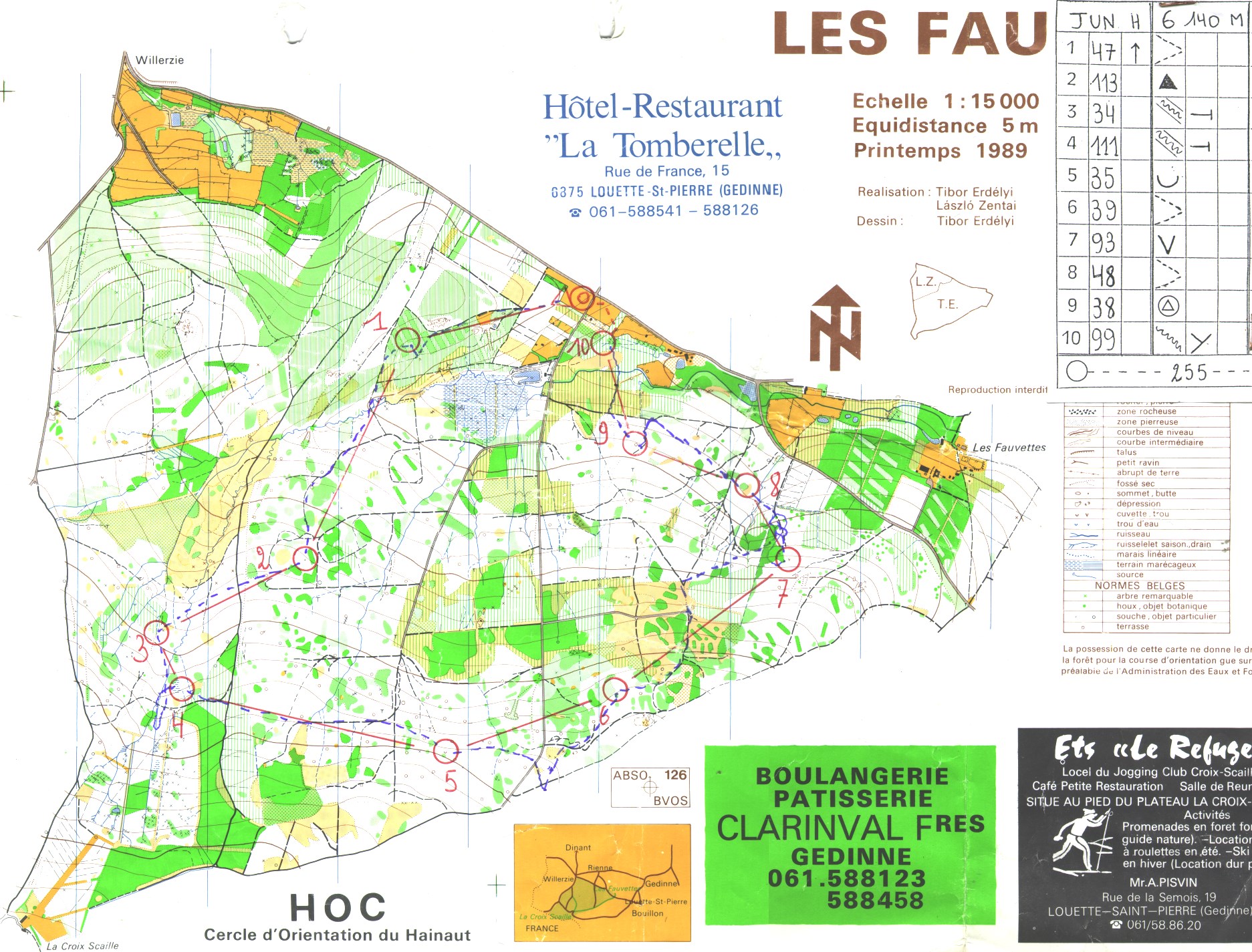 Championnat de Belgique de relais (03.09.1989)