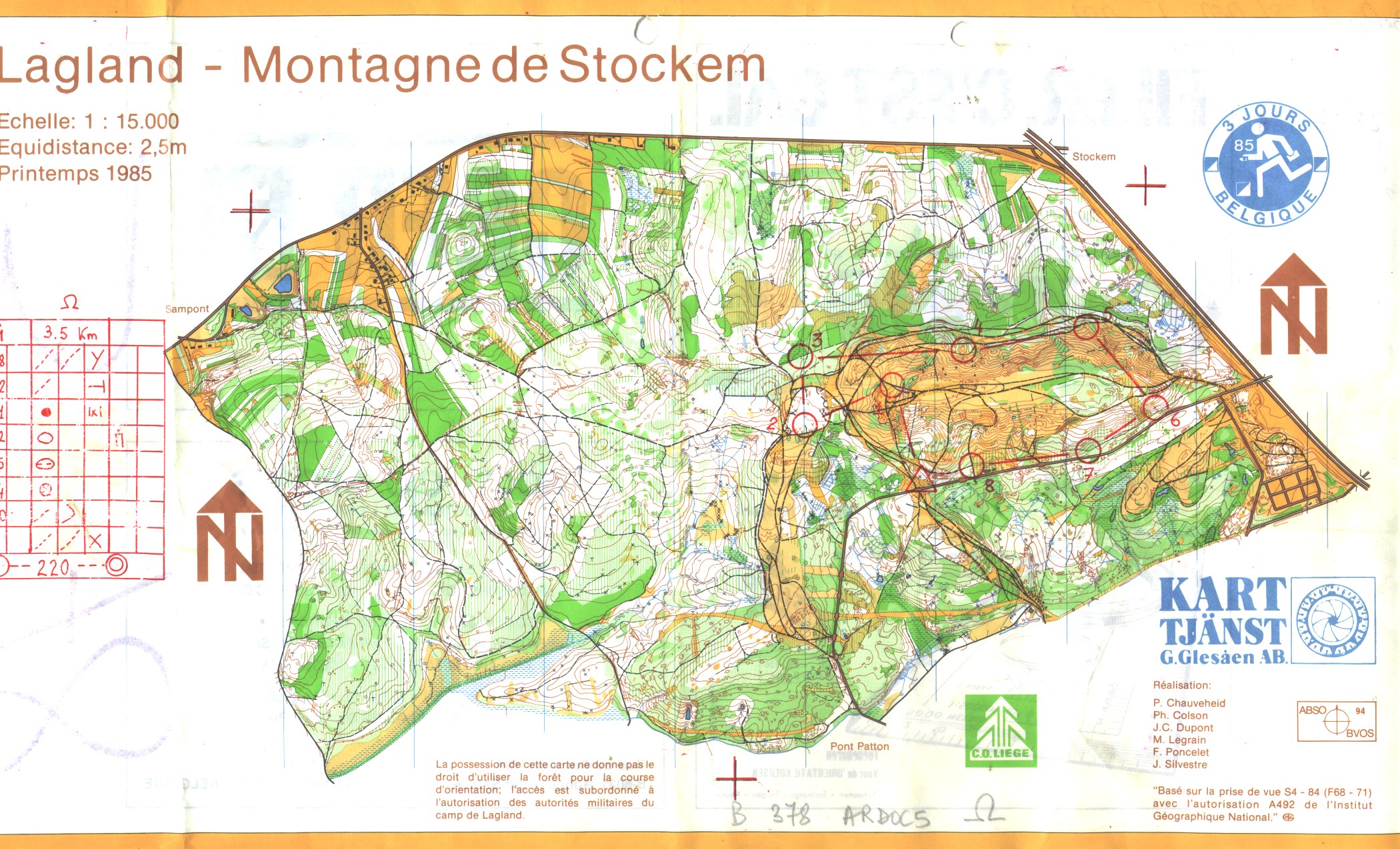 Championnat de Belgique de relais (21.09.1986)