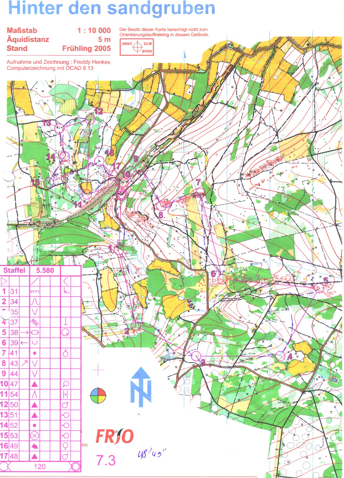 Staffeltraining (19.04.2005)