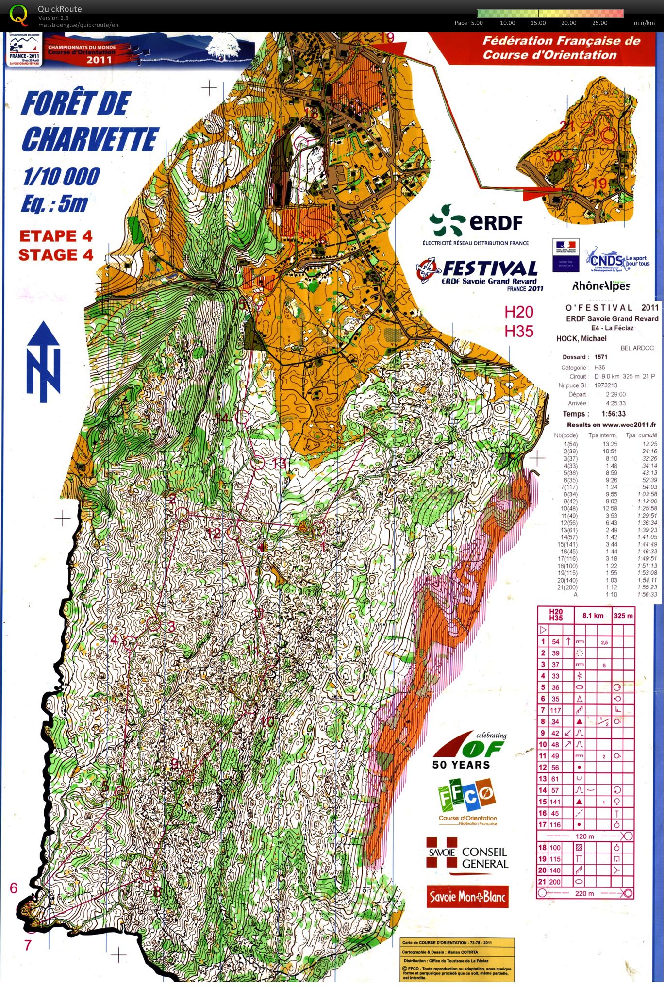 WOC 2011 OFestival Etape 4 (2011-08-18)